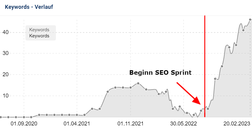 SEO Sprint Grafik